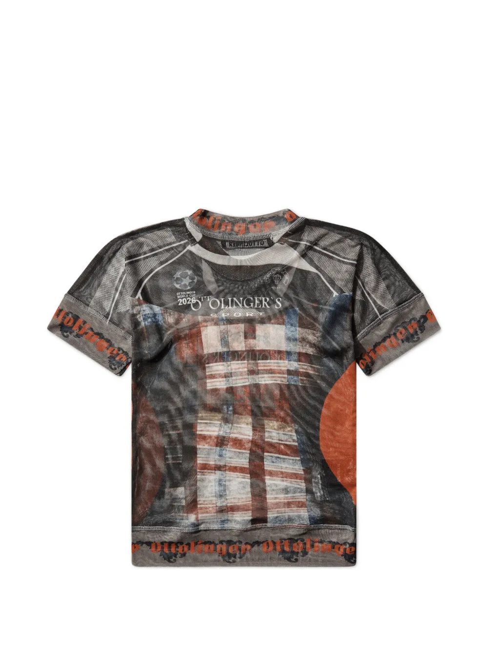 Ottolinger T-shirt met patroon Grijs