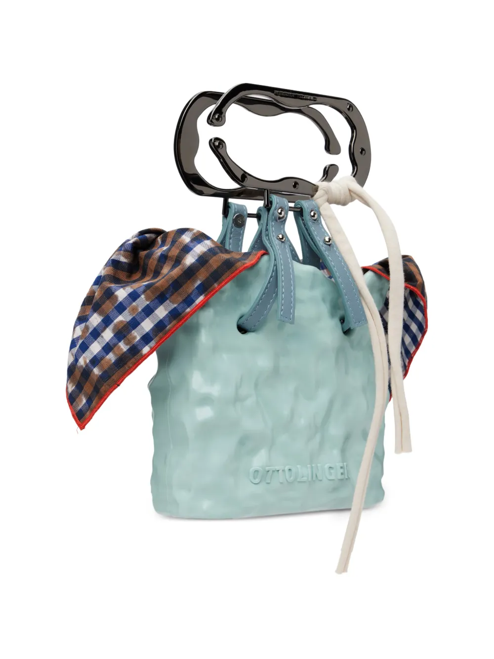  Ottolinger Top Handle Clutch Bag - Blue 