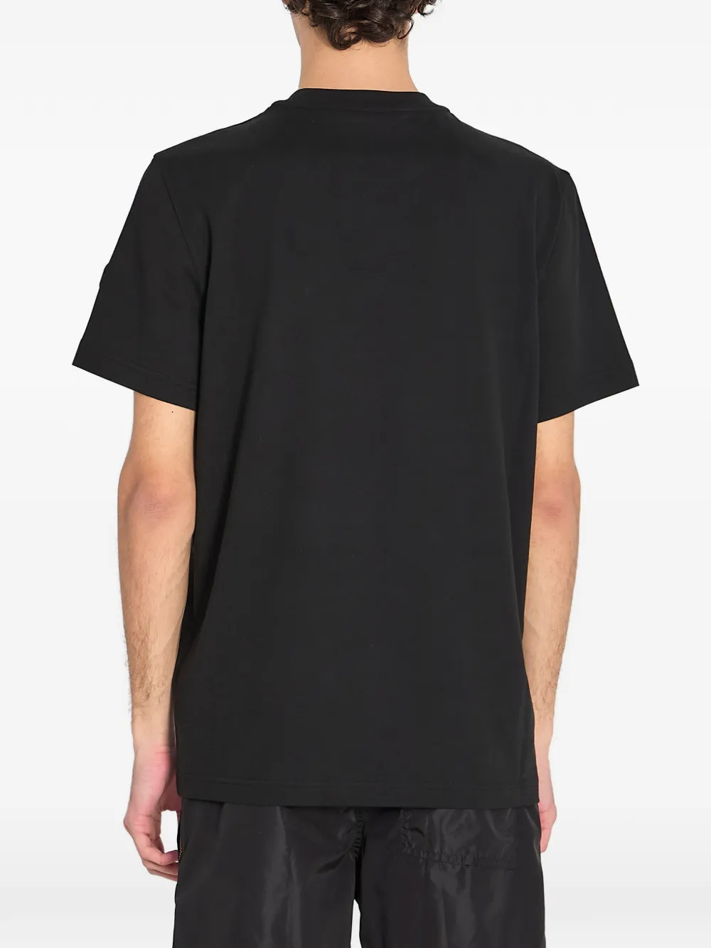 Moncler T-shirt met logopatch Zwart