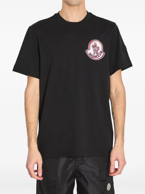 Moncler logo-patch cotton T-shirt