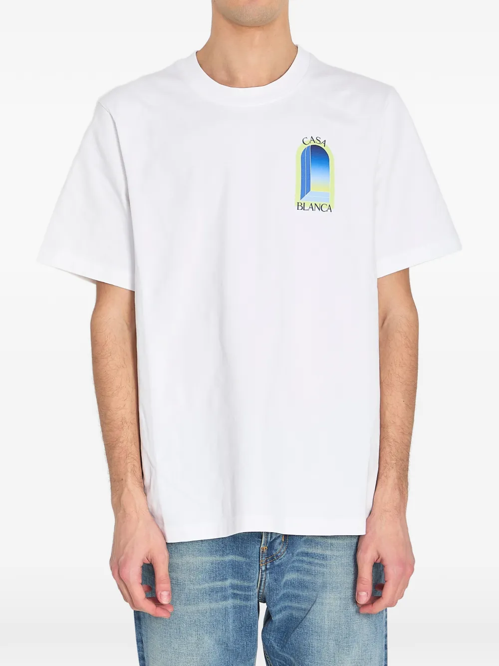 Casablanca graphic-print T-shirt - Bianco