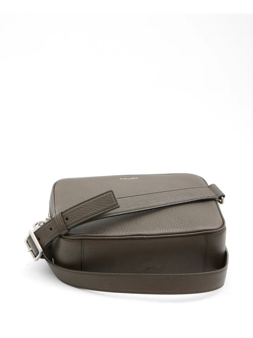 Saint Laurent Camera kleine messengertas van gehamerd leer Bruin