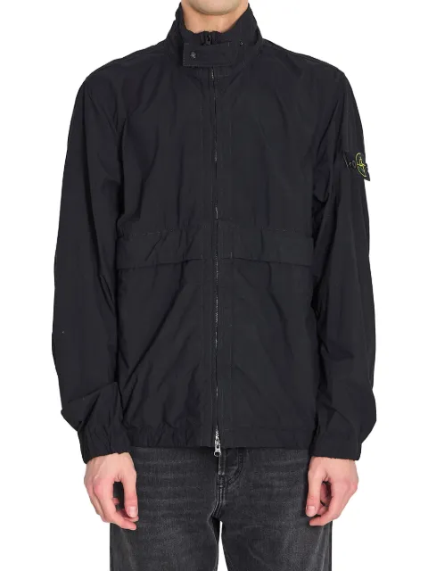 Stone Island zip-up logo-patch jacket
