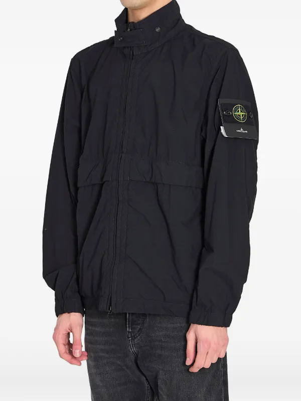 Stone Island 4100056 Nylon Smerigliato-TC Jacket | Black | FARFETCH ZA