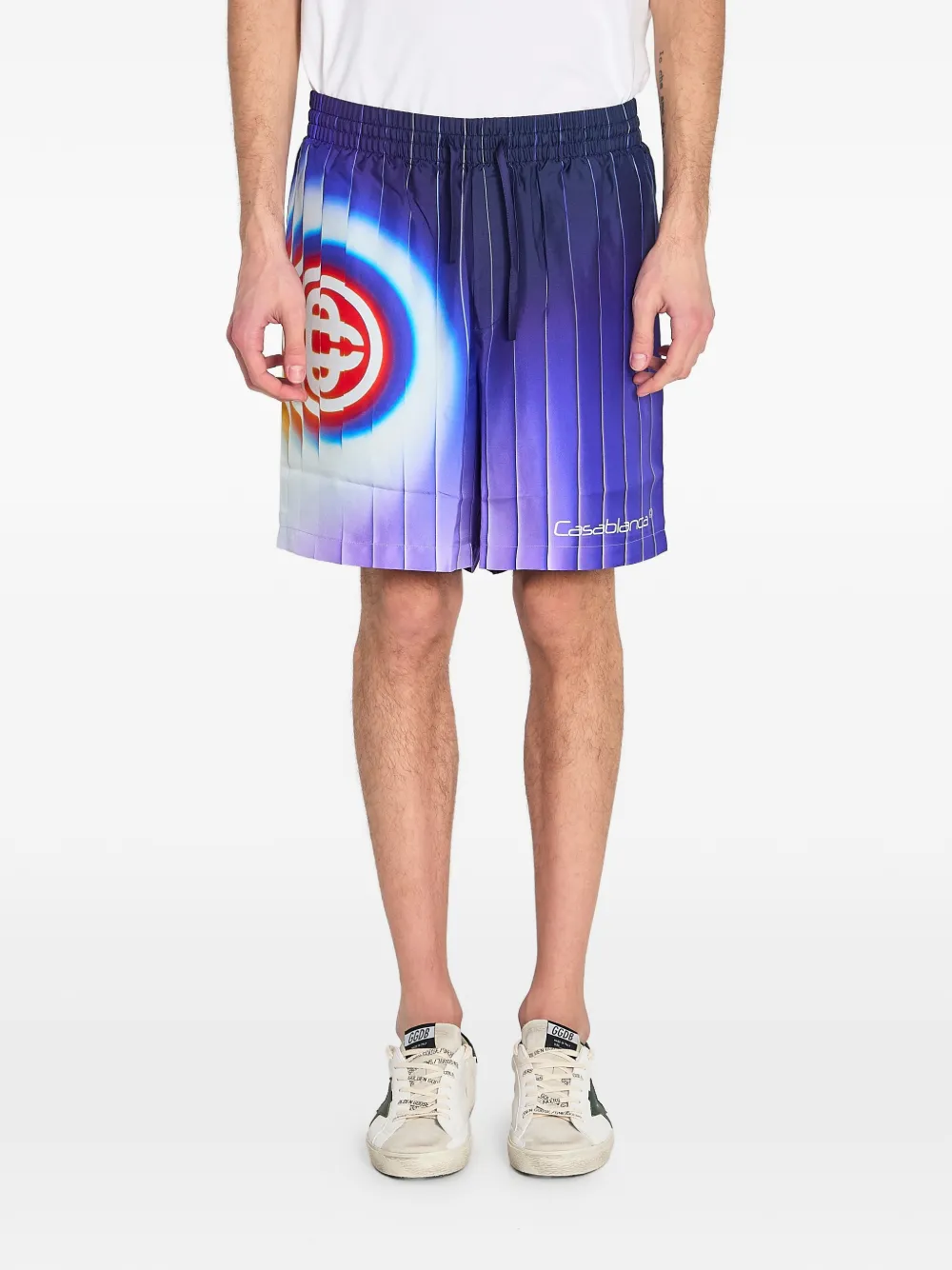 Casablanca Shockwave silk shorts - Viola