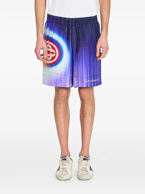 Casablanca shorts de seda Shockwave