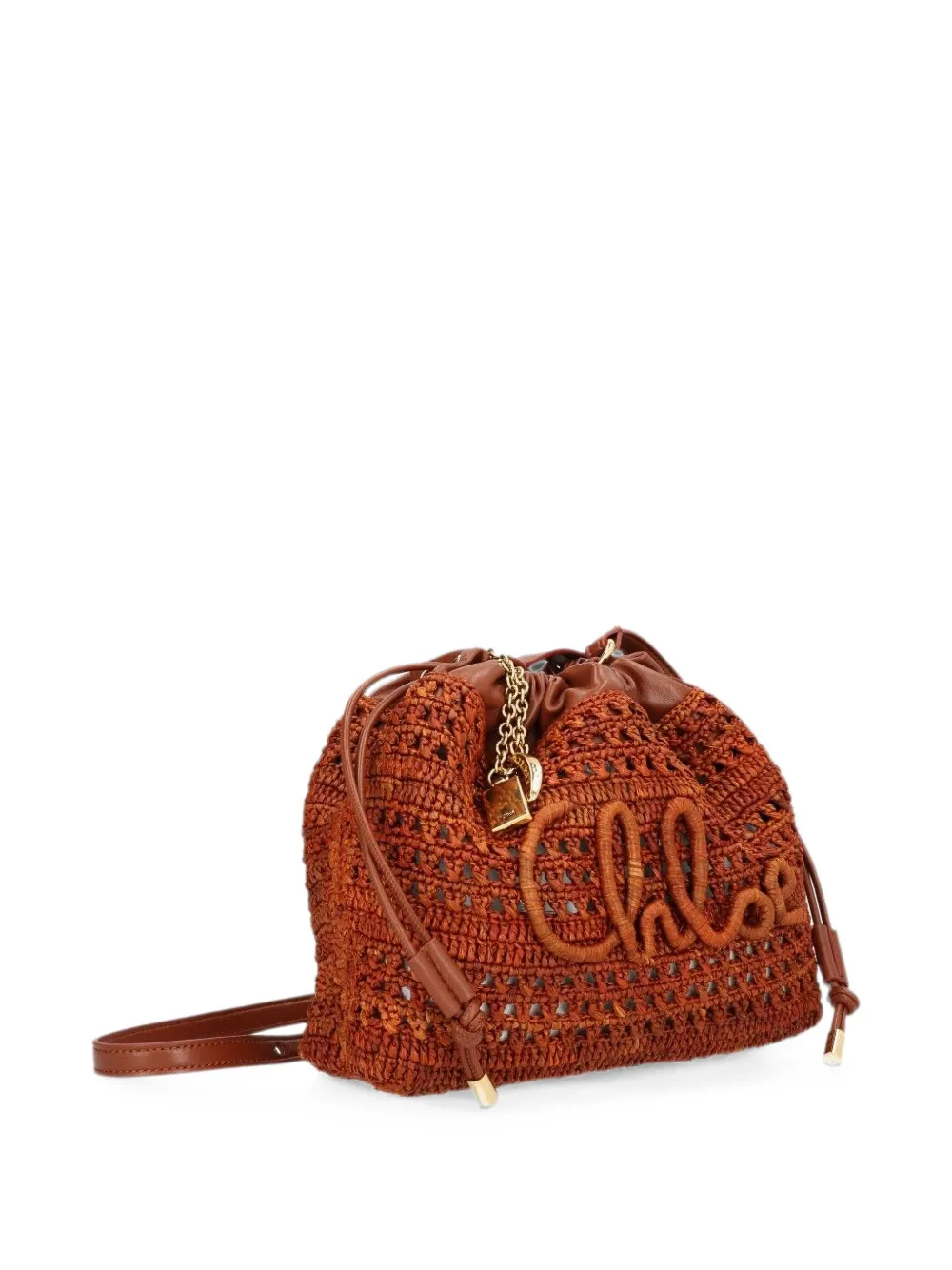 Chloé Summer Banana mini-schoudertas Bruin