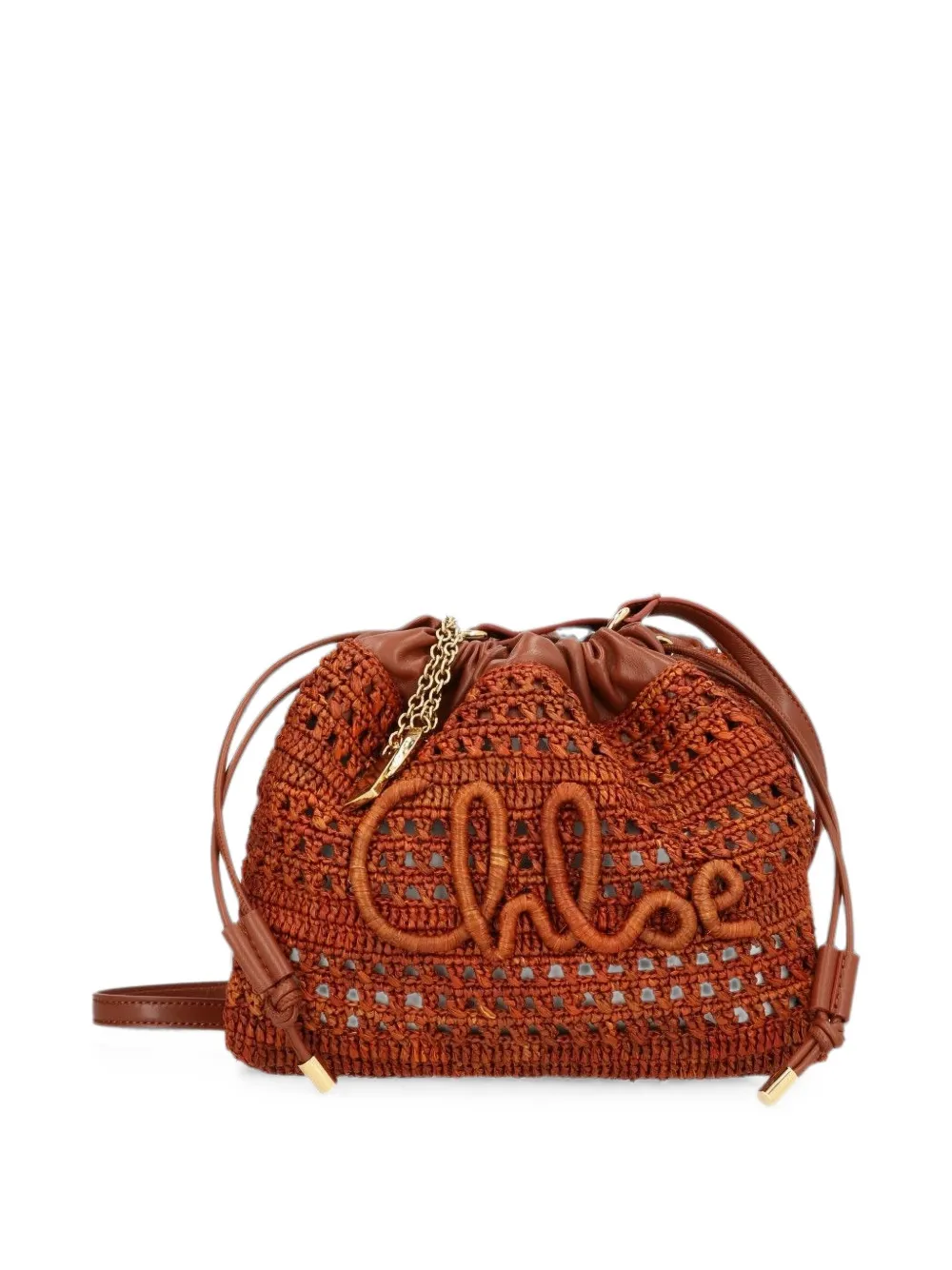 Chloé Summer Banana mini-schoudertas Bruin