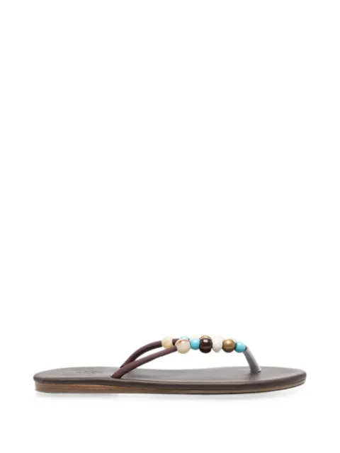 Ancient Greek Sandals Saionara bead-embellishment sandals