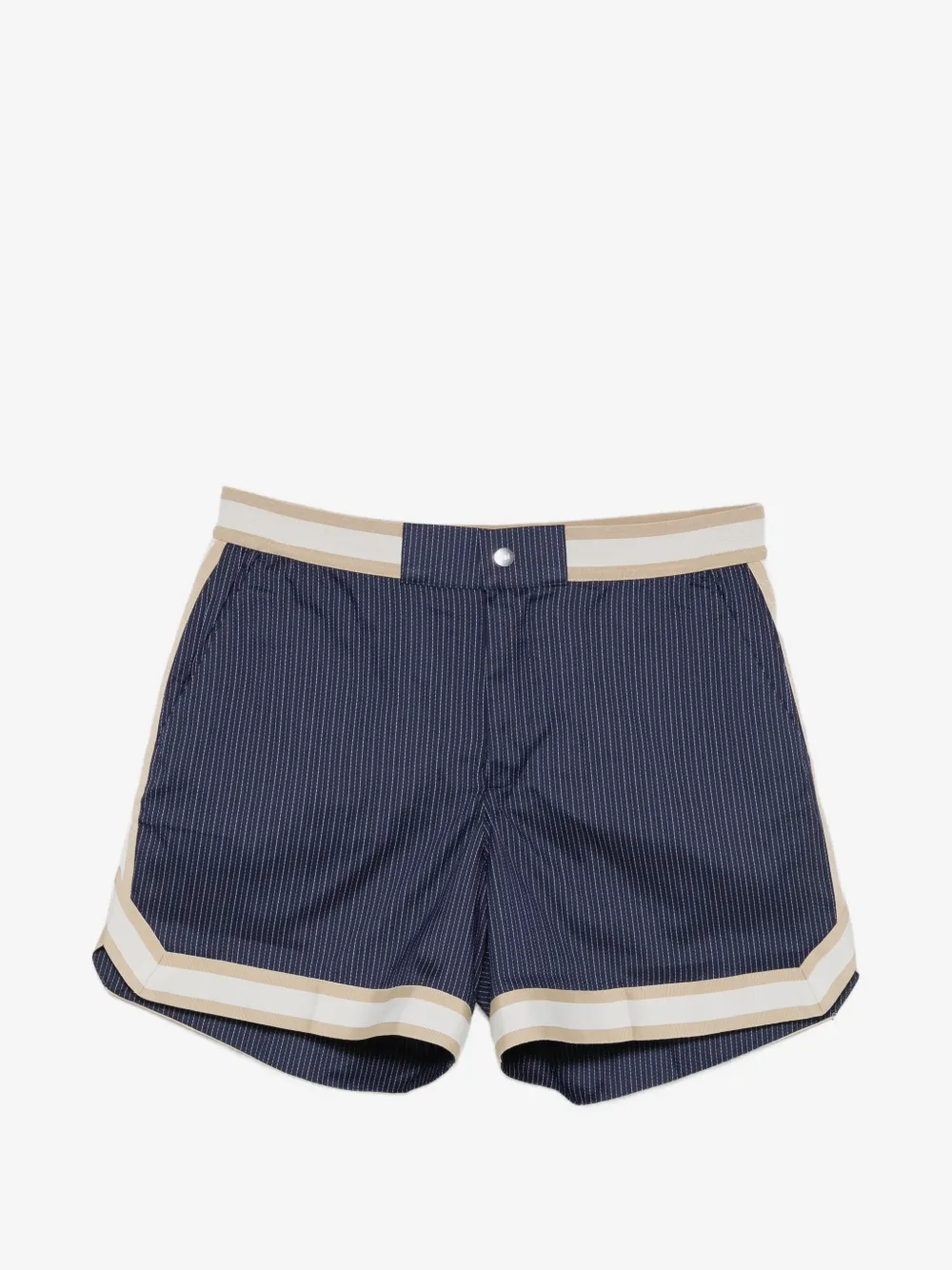 CHÉ Baller pinstriped swim shorts | Blue | Image 1