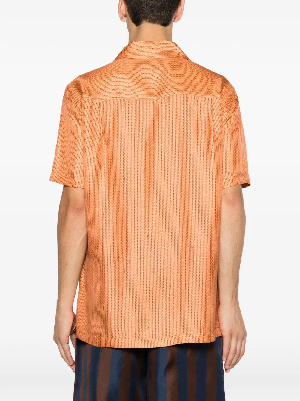 FENDI Gestreept overhemd Oranje