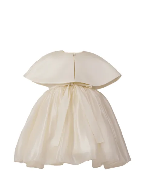 Tulleen Dovera cape-overlay party dress