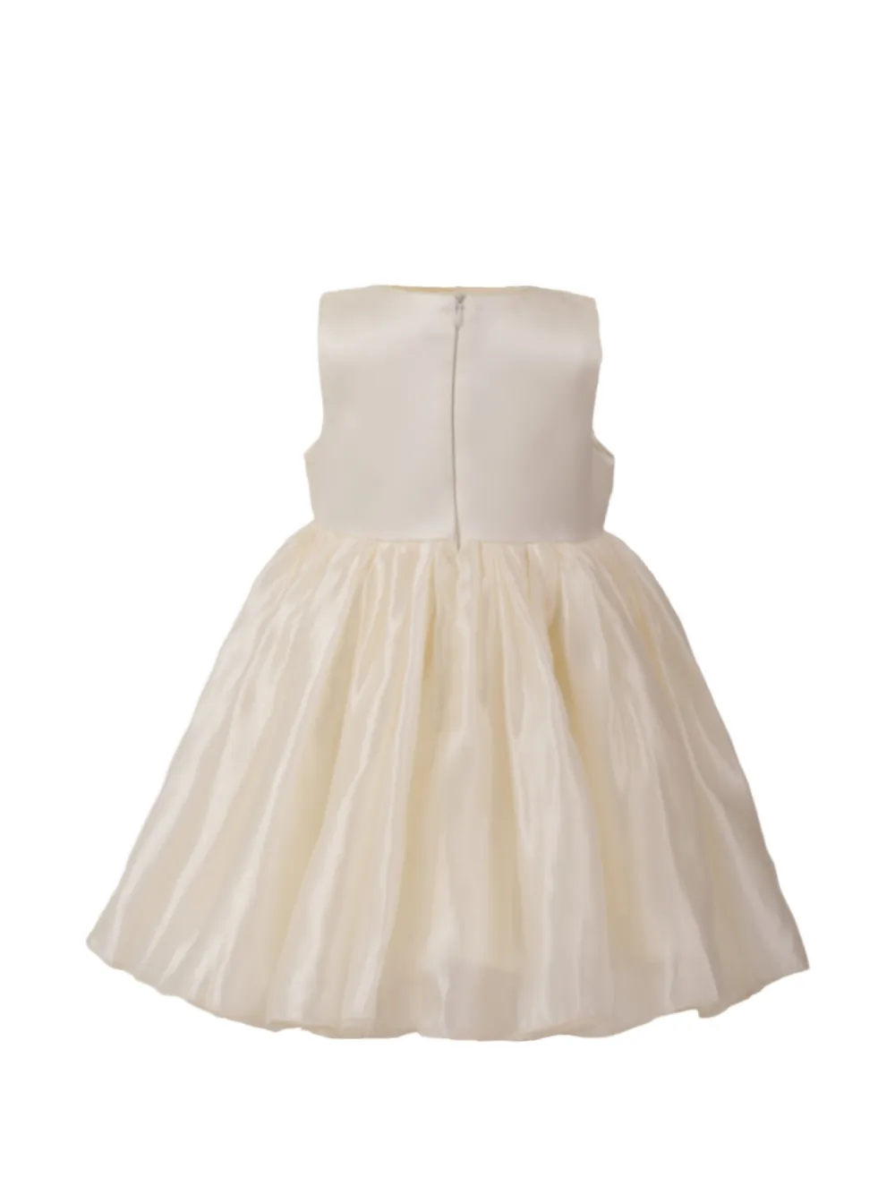 Tulleen Dovera avondjurk met cape Beige