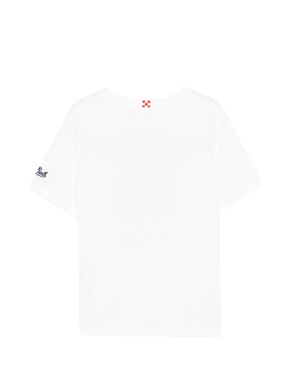 MC2 Saint Barth Kids Katoenen T-shirt met grafische print Wit