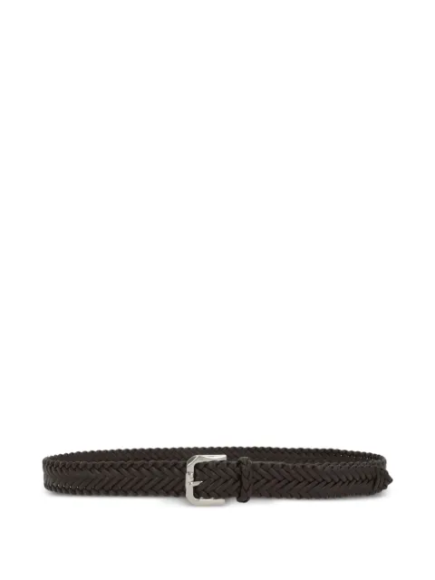 Agnona woven buckle belt