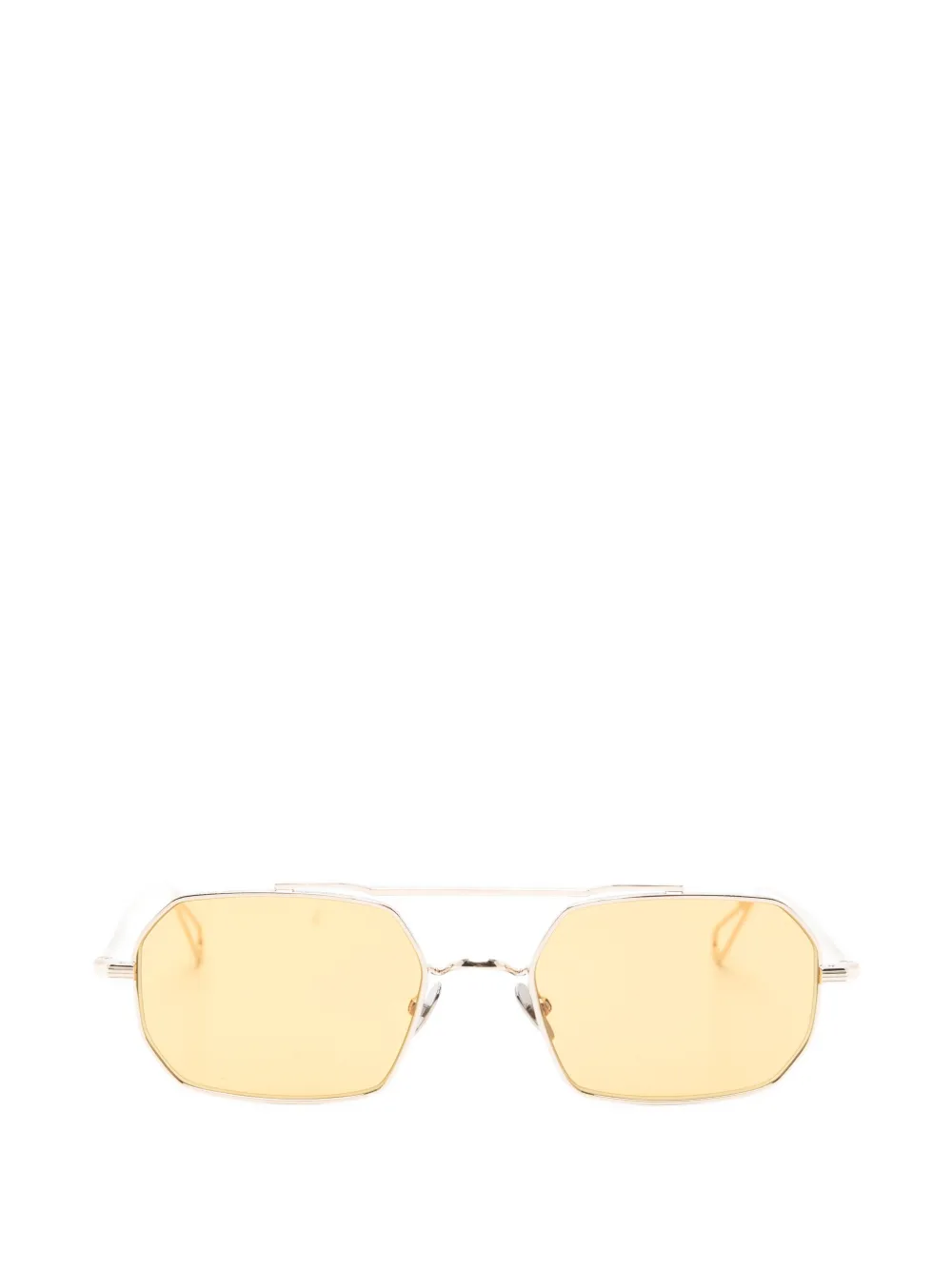 Ahlem Clovis Geometic-frame Sunglasses In Gold