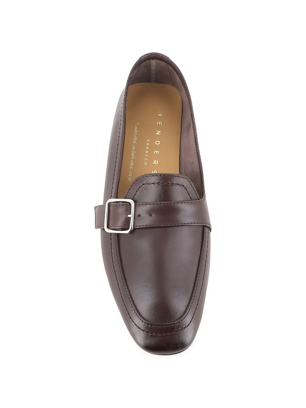 Henderson Baracco Loafers met gesp Bruin