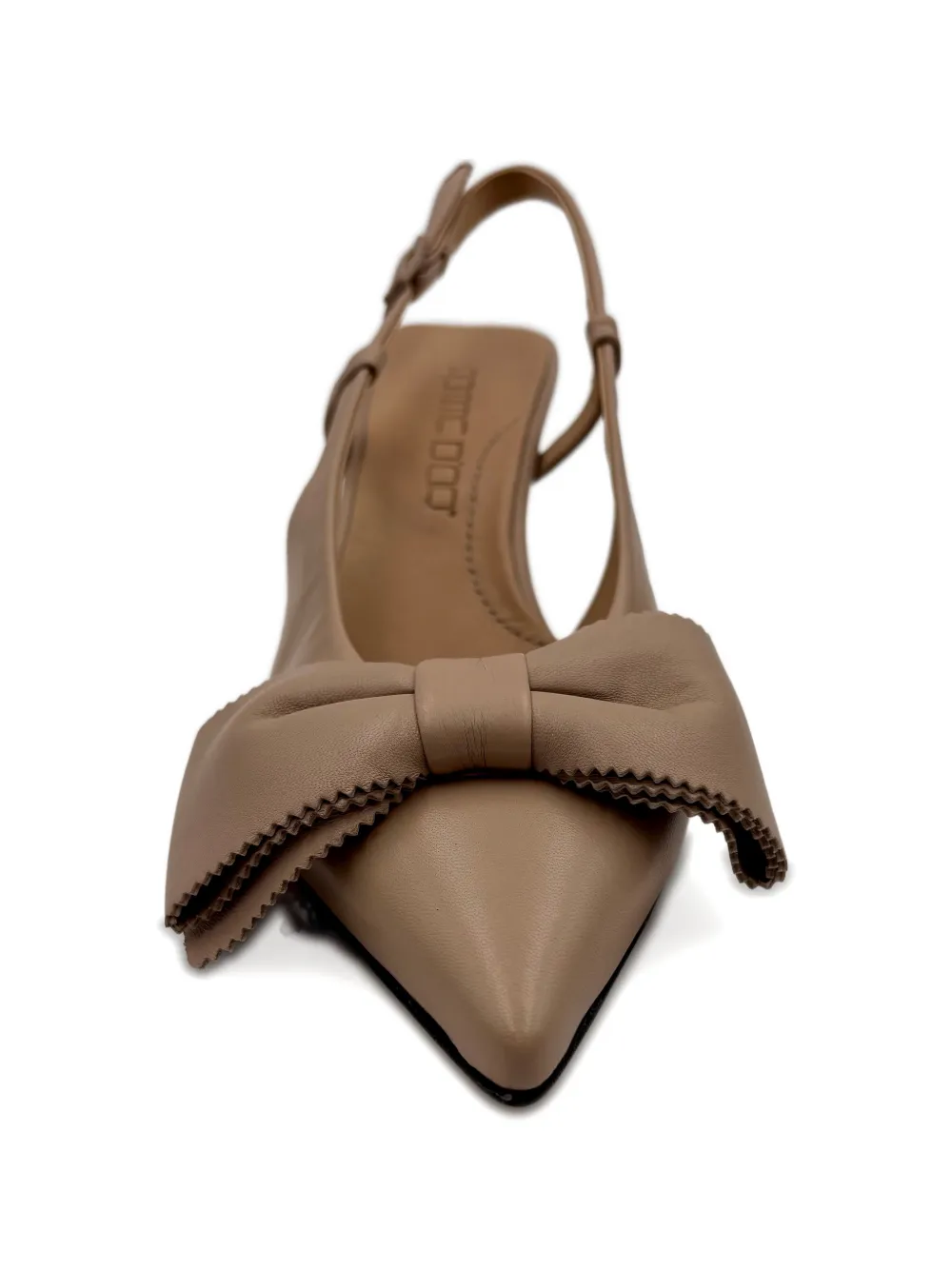 Pomme D´Or Pumps met strikdetail en hak Bruin