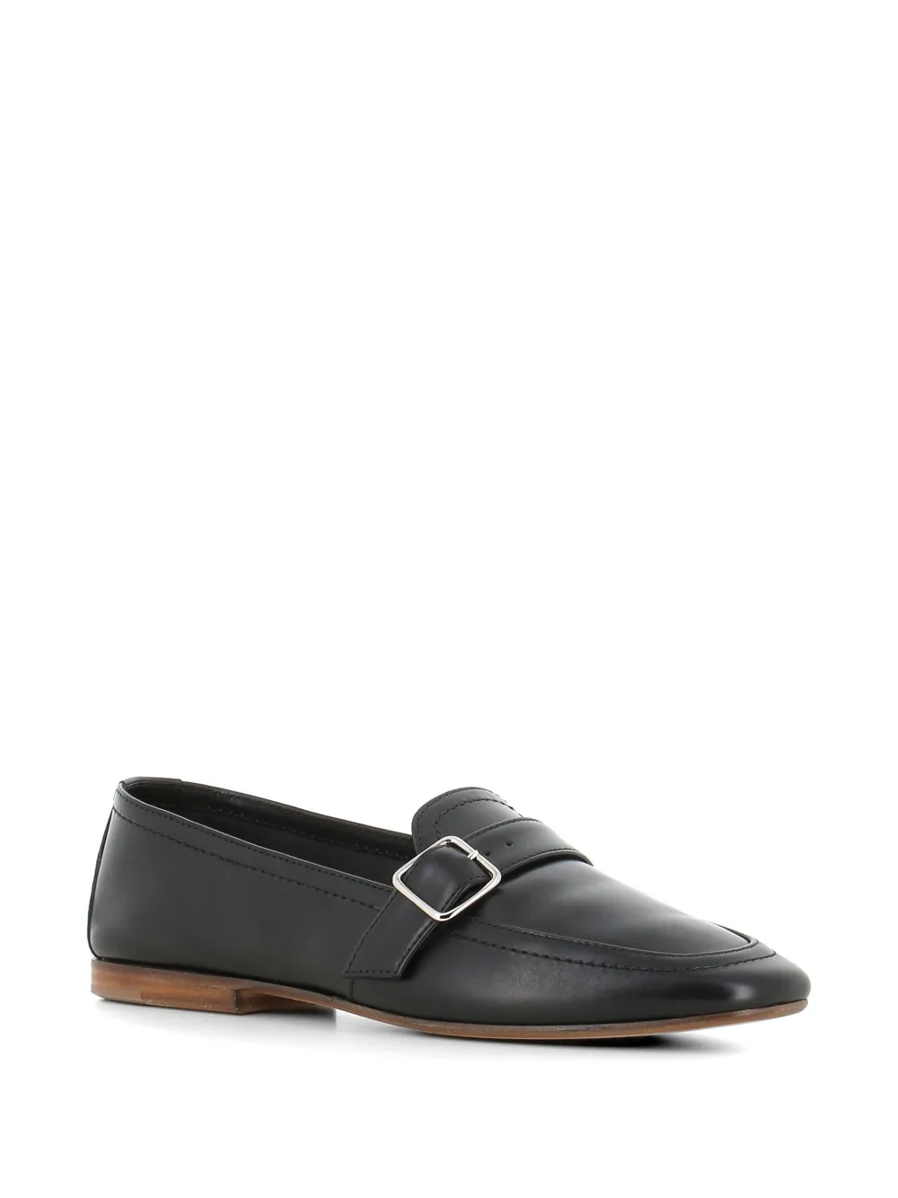 Henderson Baracco Loafers met gesp Zwart