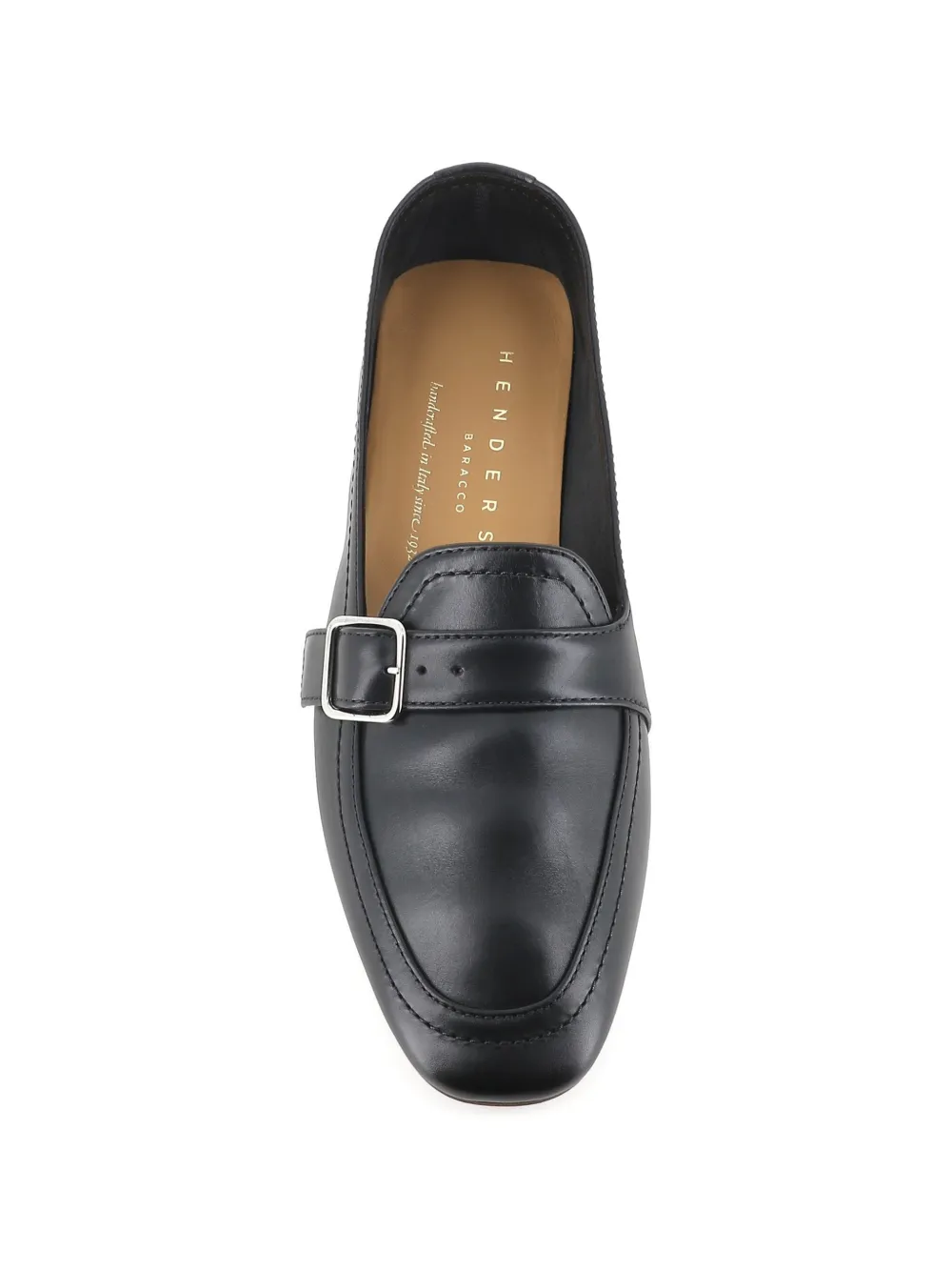 Henderson Baracco Loafers met gesp Zwart