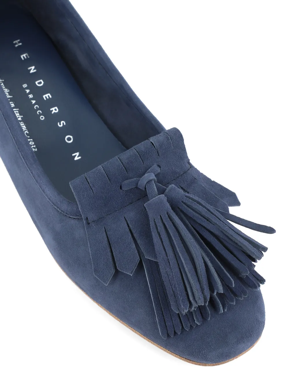 Henderson Baracco Suède loafers Blauw