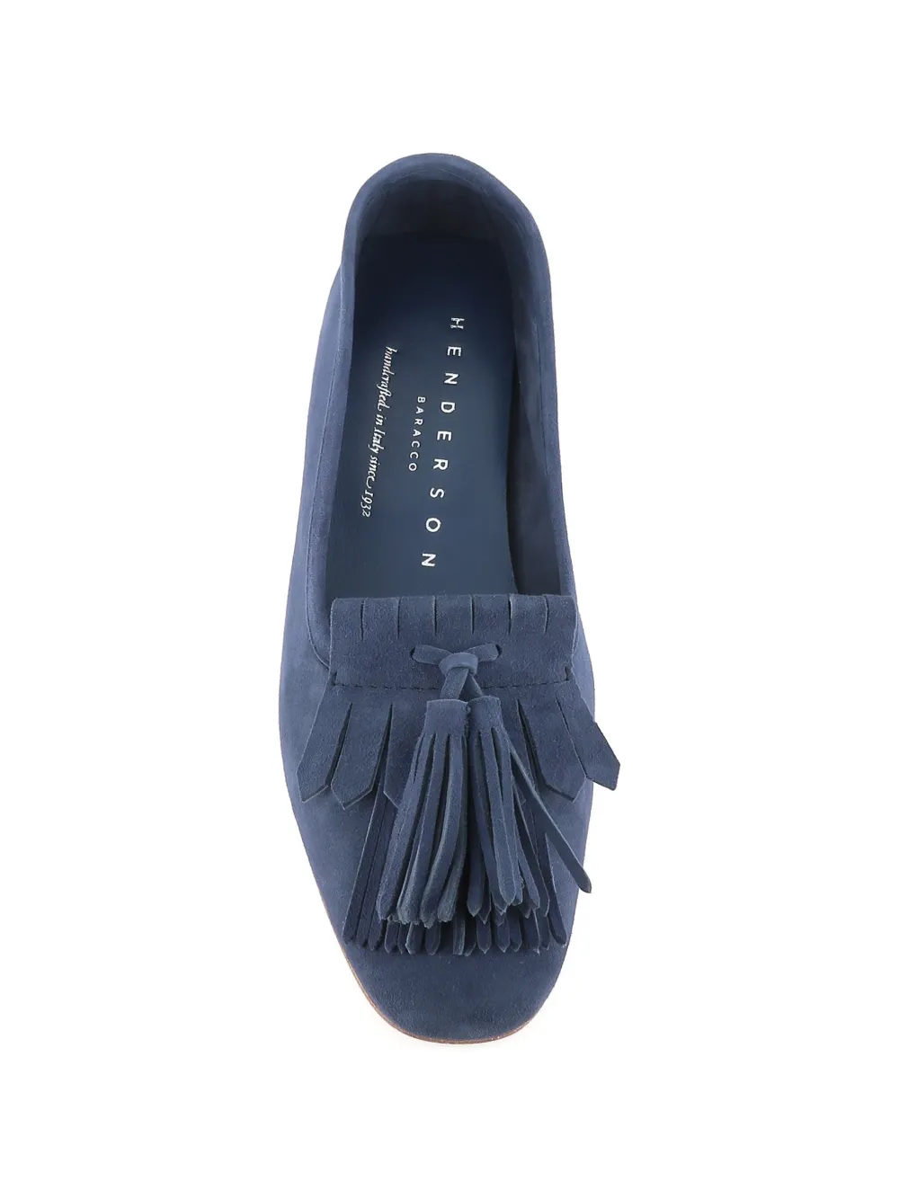 Henderson Baracco Suède loafers Blauw