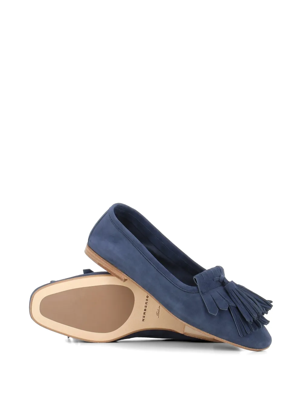 Henderson Baracco Suède loafers Blauw