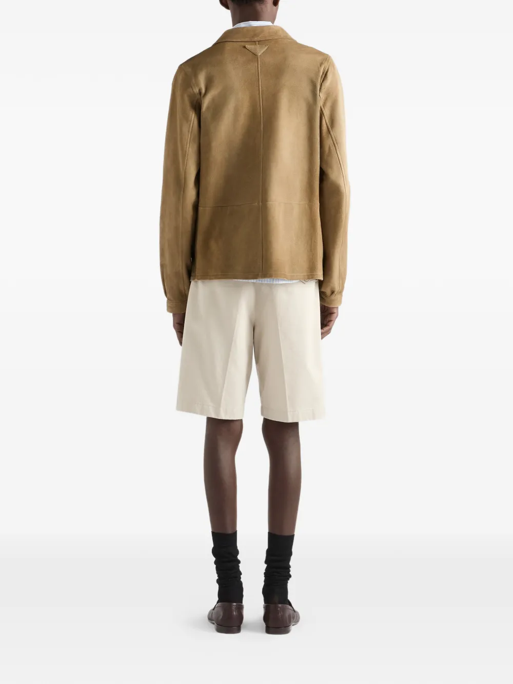  Prada Cotton Bermudas - Neutrals 