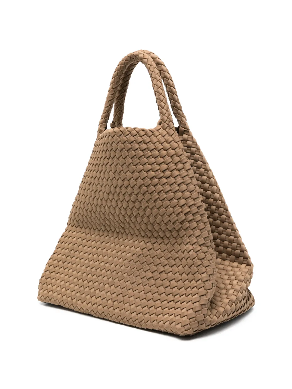  Marrea Large Marrea Braided Handle Shoulder Bag - Neutrals 