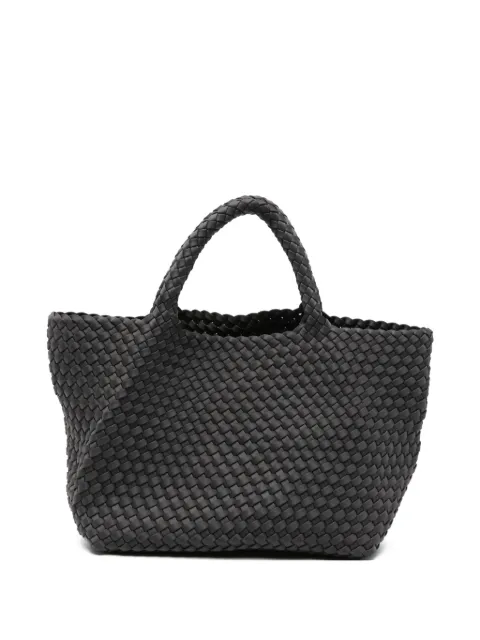 MARREA medium Slate Whisper woven handle tote bag