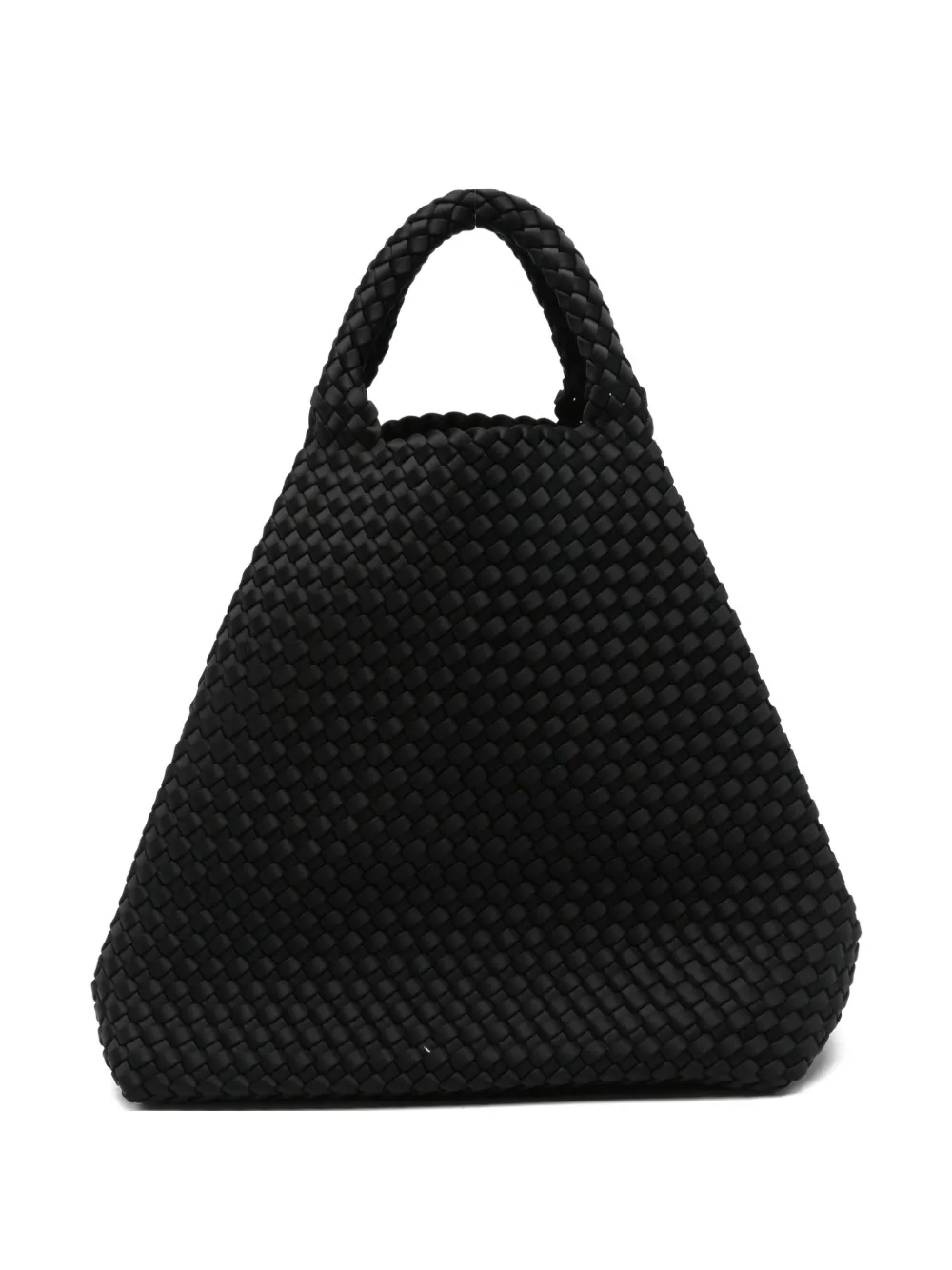 MARREA grand sac cabas à anse tressée - Noir