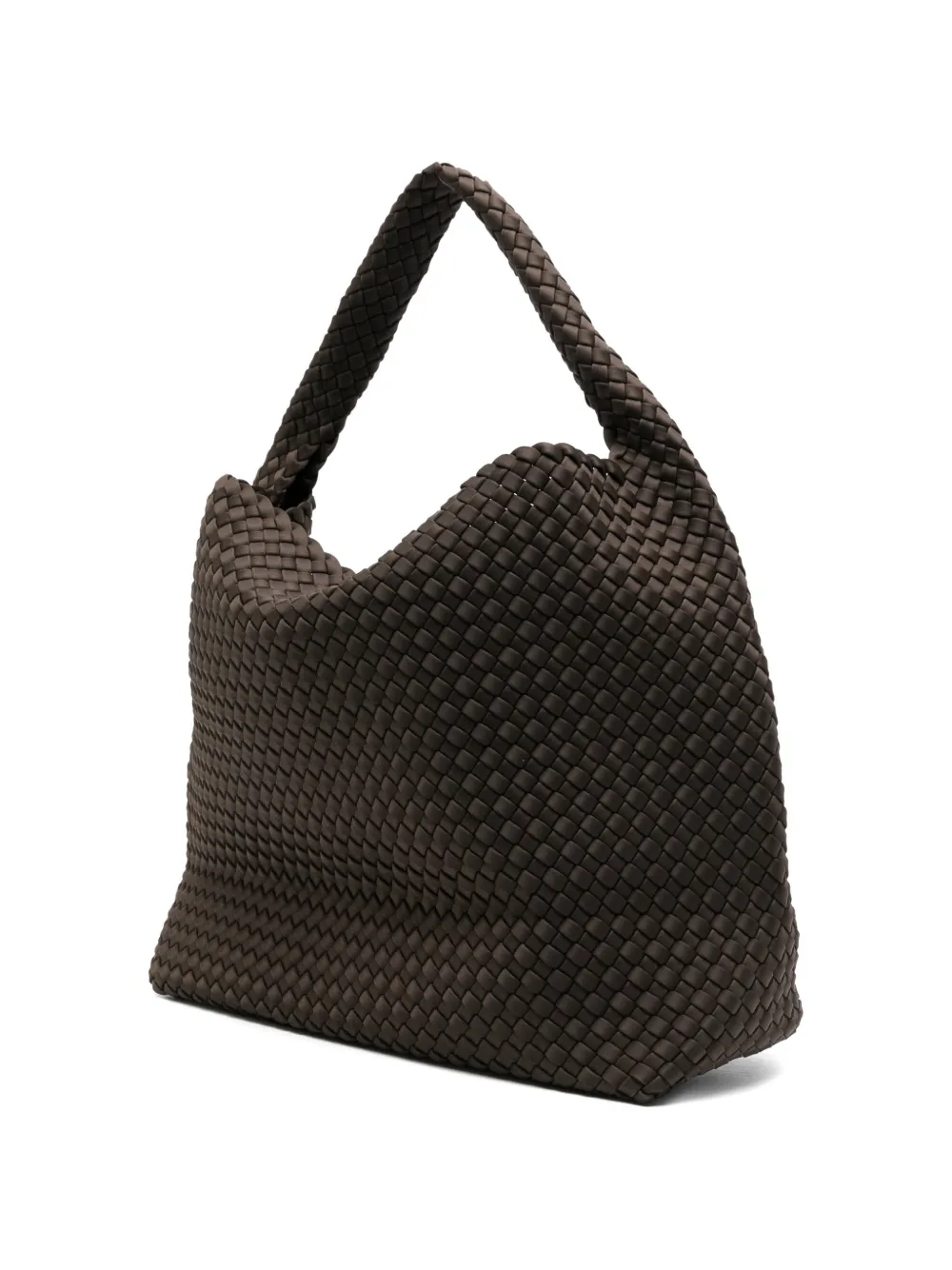  Marrea Large Braided Shoulder Bag - Brown 