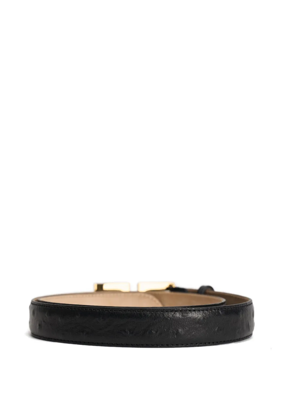  Elisabetta Franchi Logo Buckle Belt - Black 