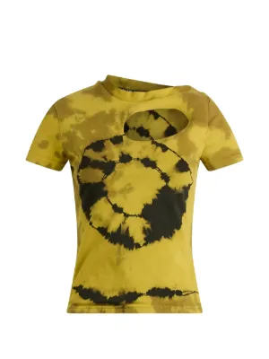 ALEXANDER DIGENOVA Crash Cotton T-shirt | Green | FARFETCH
