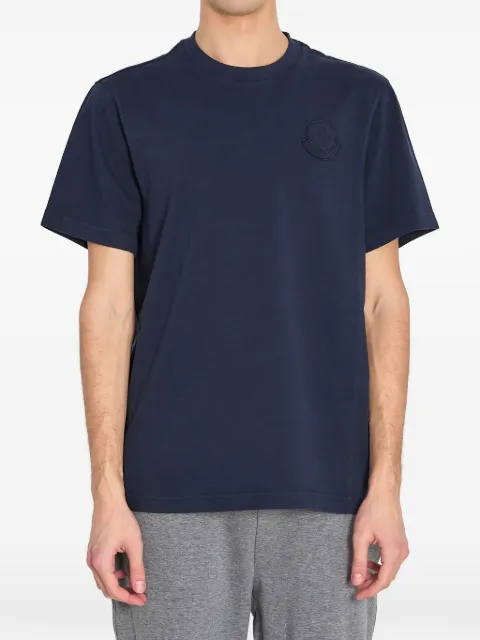 Moncler embroidered-logo T-shirt