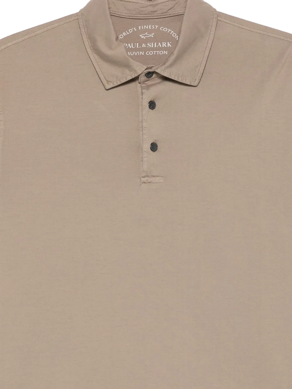 Paul & Shark Poloshirt met knopen Beige