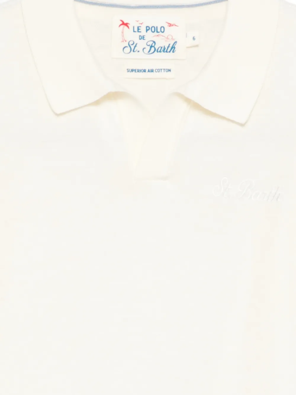 MC2 Saint Barth Kids Sloan JR poloshirt Beige