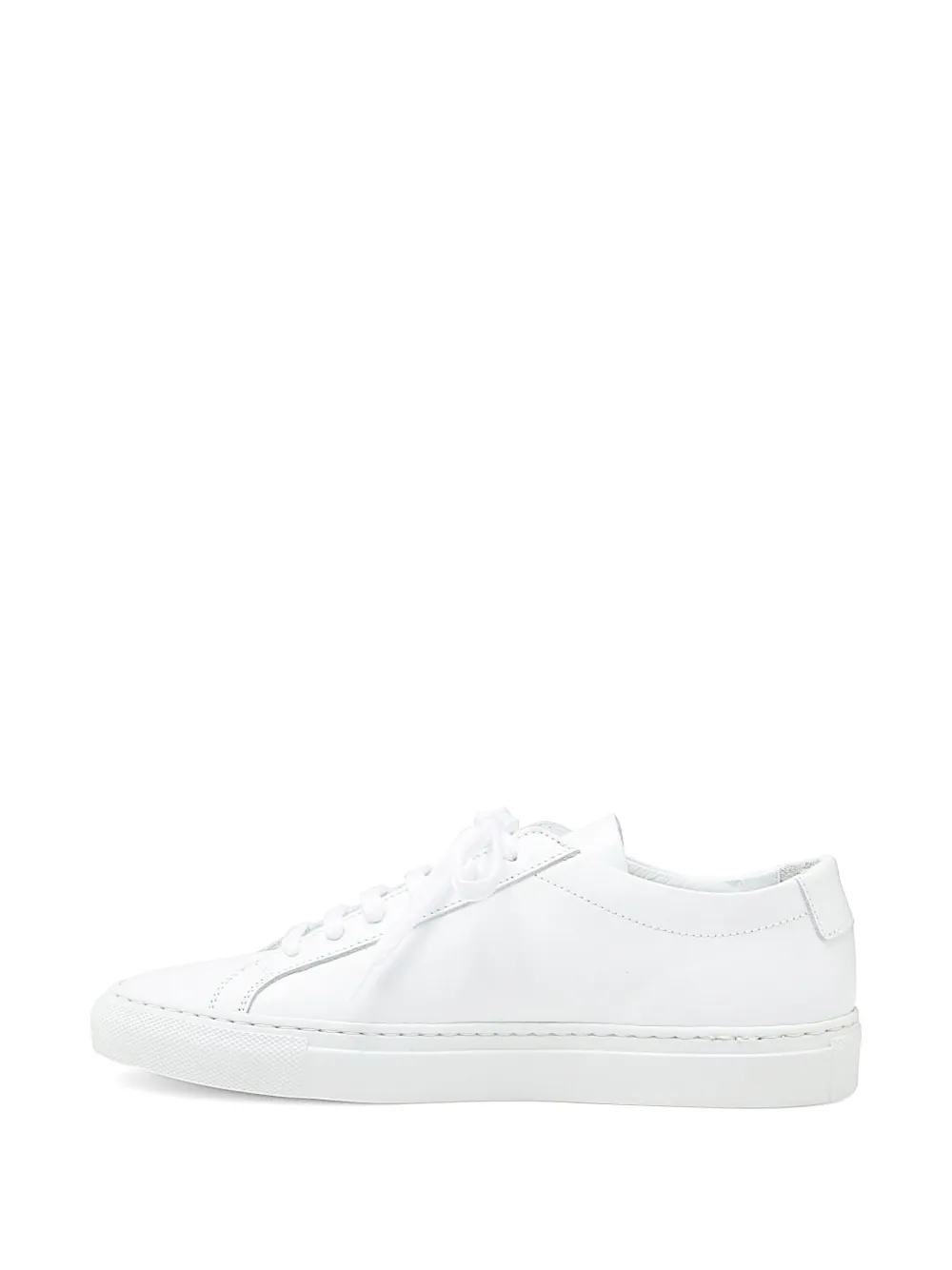Common Projects lace-up leather sneakers Wit