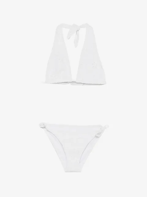 MC2 Saint Barth Kids Aryanna floral-embroidered bikini
