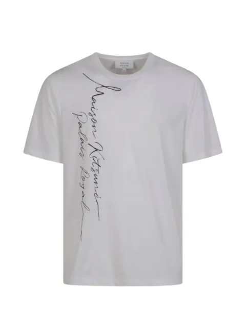 Maison Kitsuné script T-shirt
