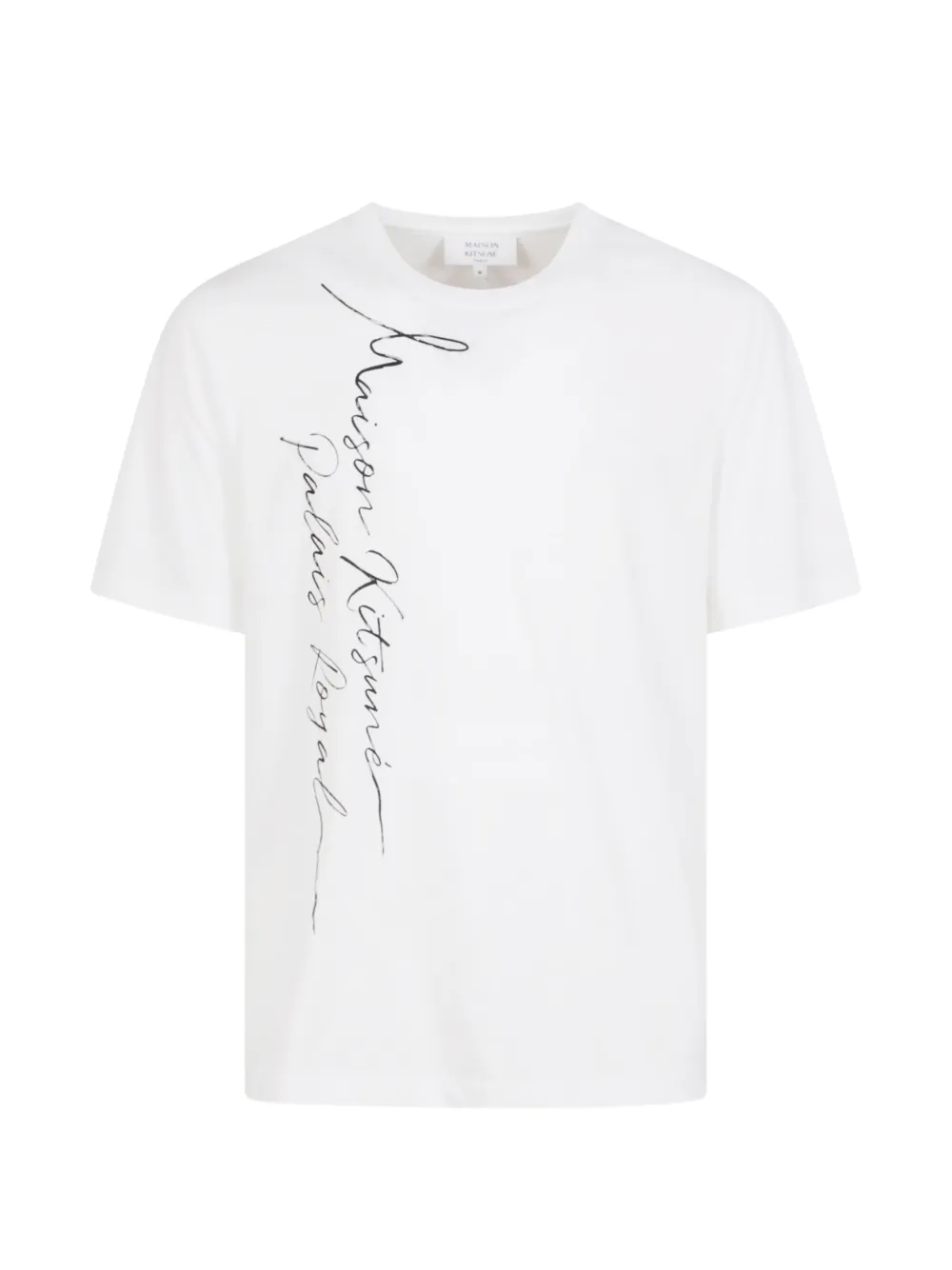 Maison Kitsuné t-shirt script | blanc | Image 1