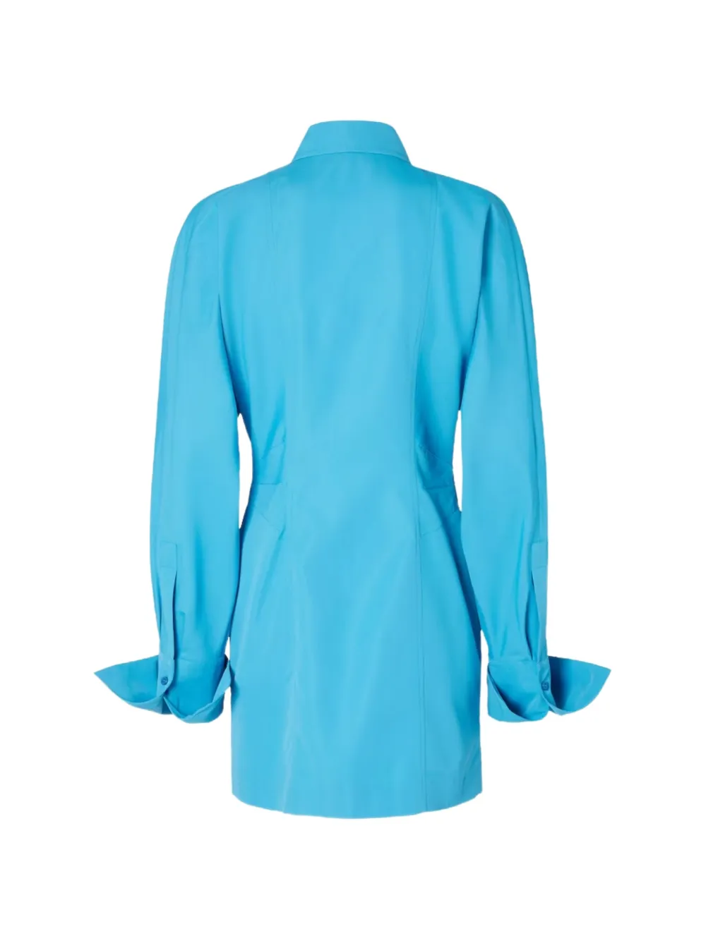 FENDI Jurk met knopen en kraag Blauw