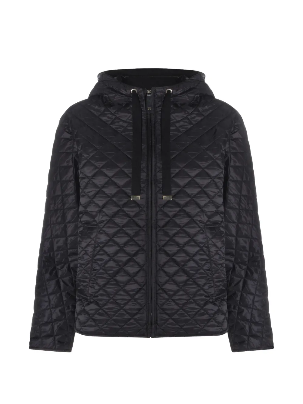 Max Mara Giorno quilted hooded jacket - Black