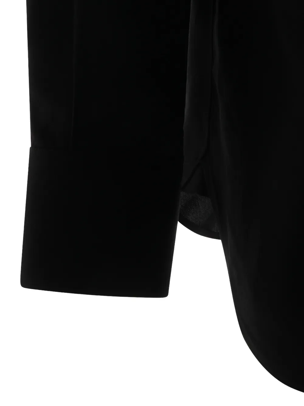 TOM FORD Twill overhemd Zwart