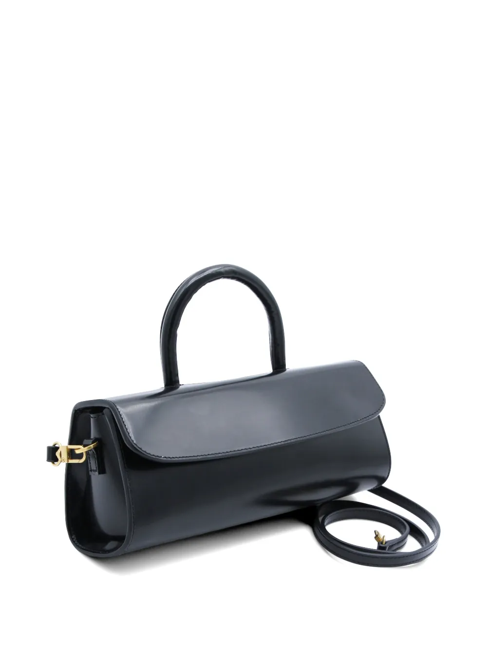  By Far Mini Longa Shoulder Bag - Black 