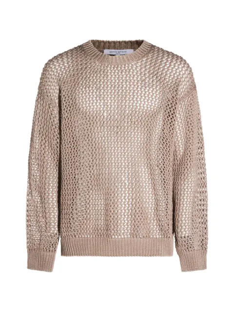 Maison Kitsuné open-knit jumper