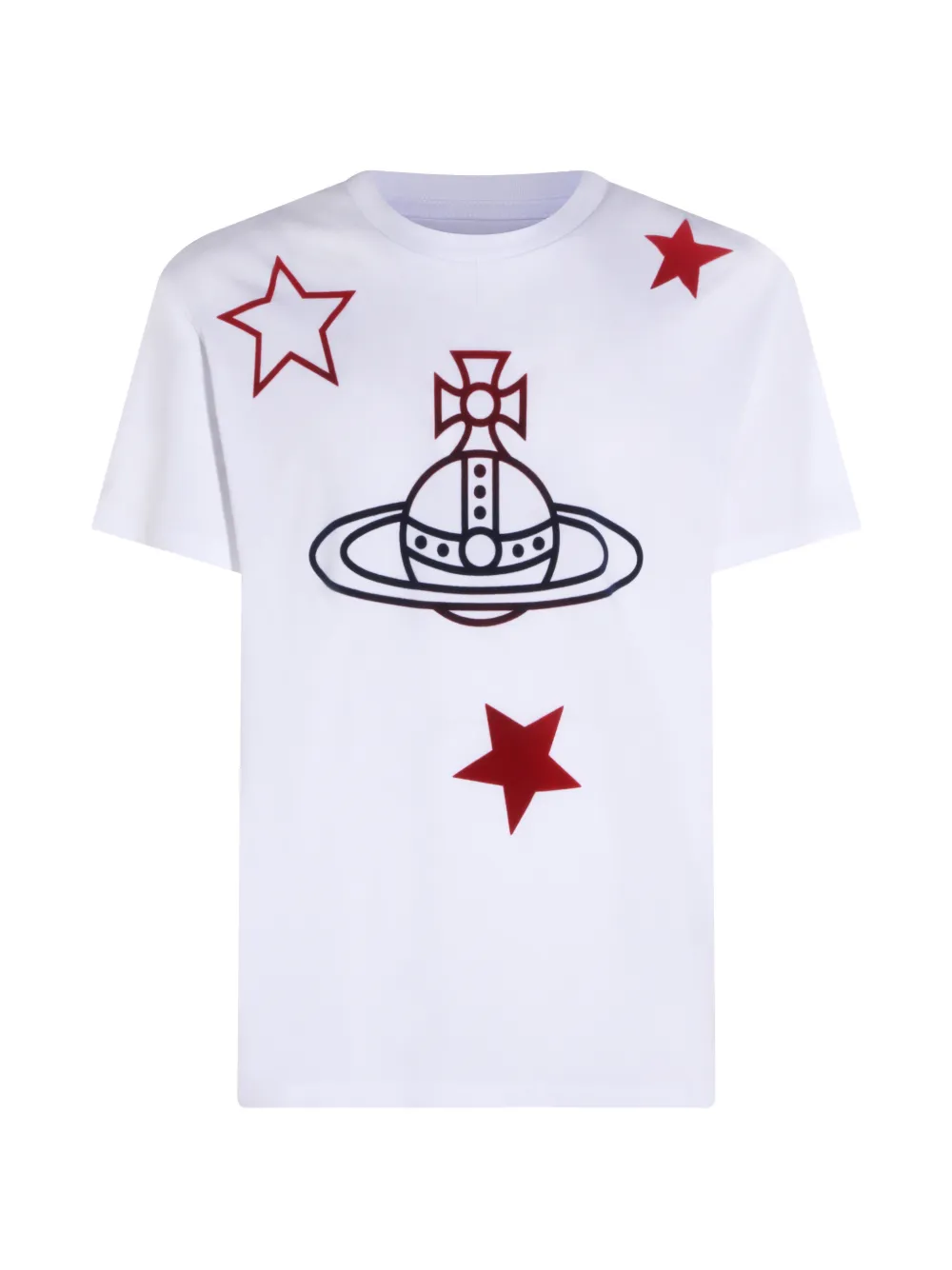 Vivienne Westwood Orb and Stars Classic T-shirt - Bianco