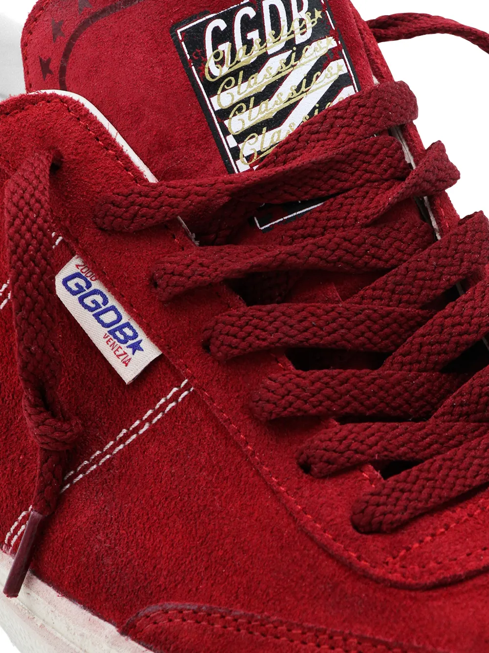 Golden Goose Soul Star suède sneakers Rood