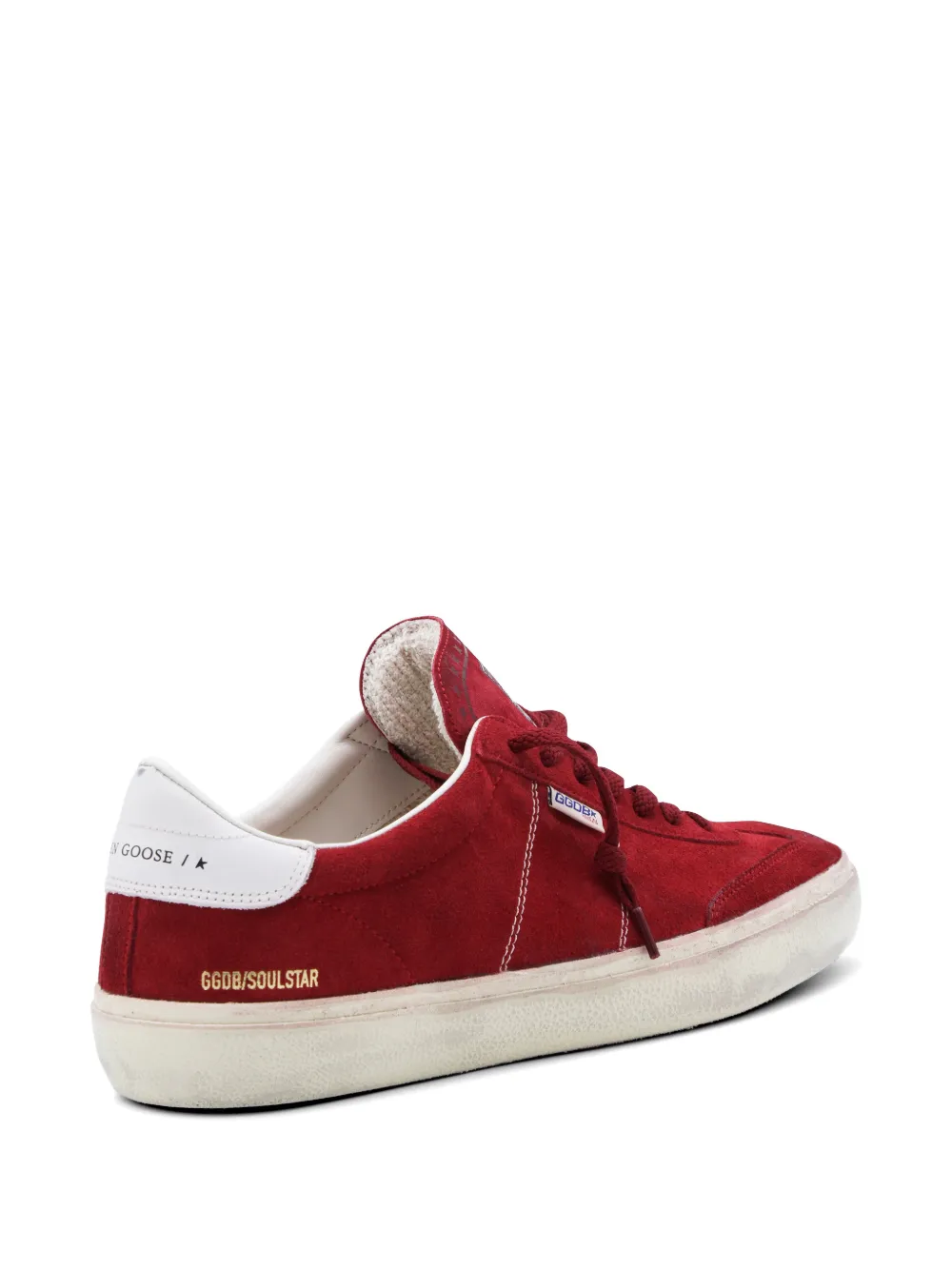 Golden Goose Soul Star suède sneakers Rood