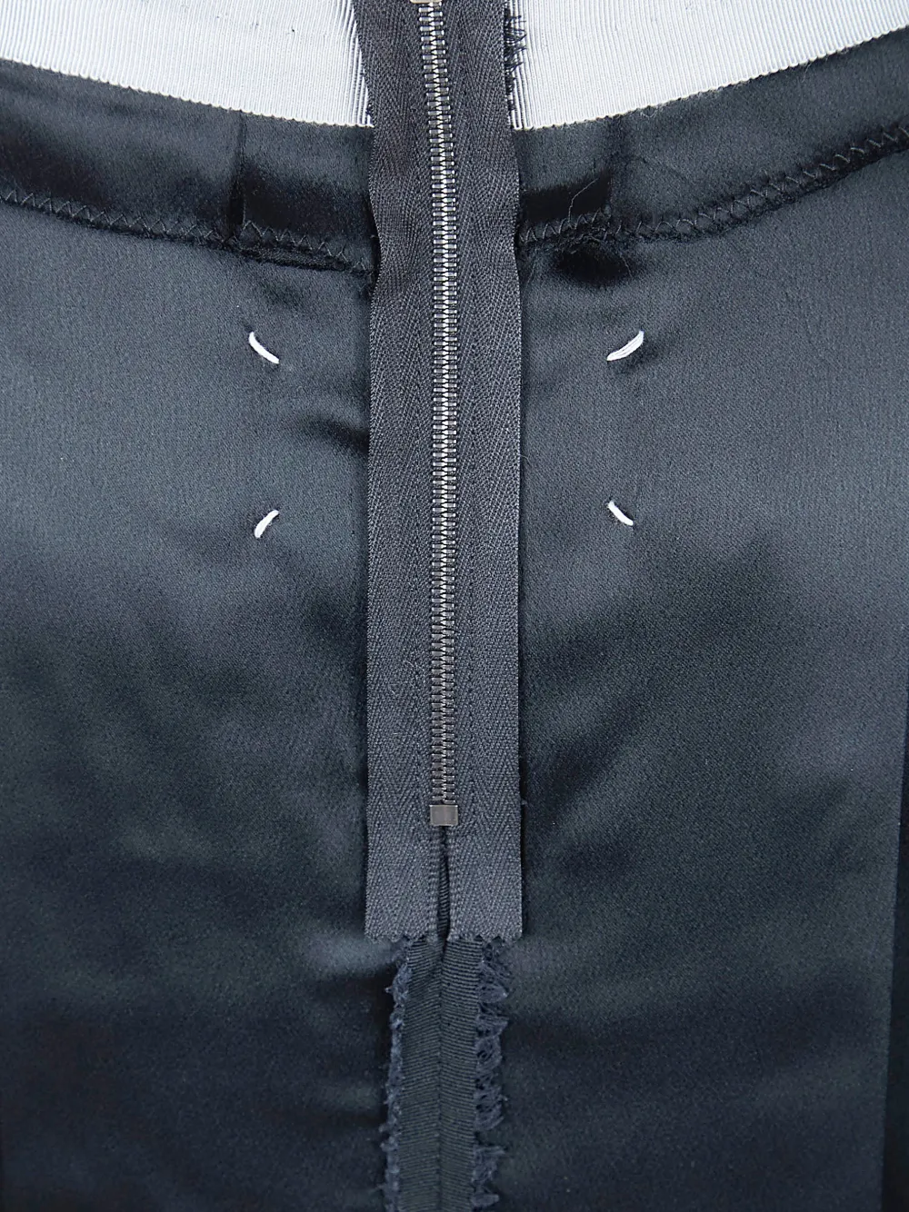 Maison Margiela Midi-plooirok Zwart